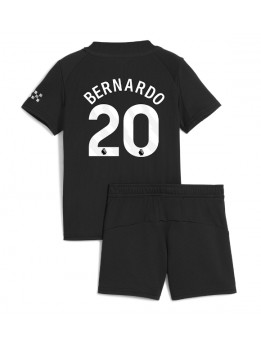 Billige Manchester City Bernardo Silva #20 Bortedraktsett Barn 2025-26 Kortermet (+ Korte bukser)
